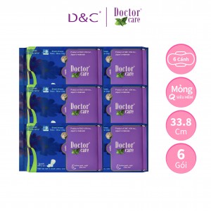 Băng vệ sinh thảo dược D&C Doctor Care ban đêm Combo 6 gói